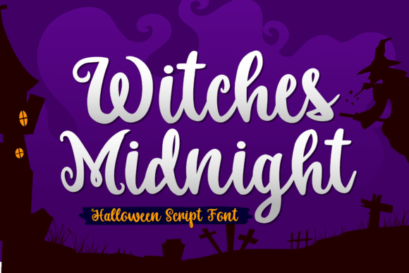 Witches Midnight Font Poster 1