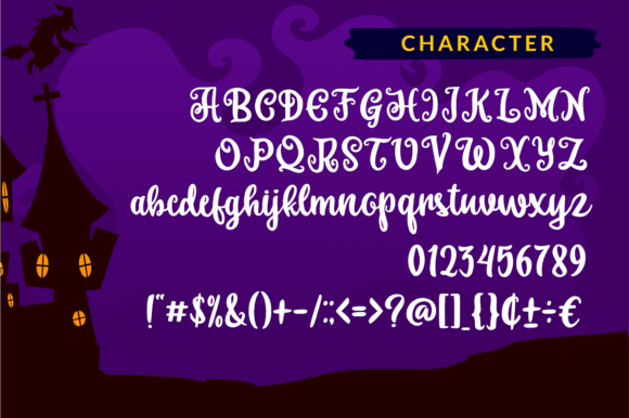Witches Midnight Font Poster 2