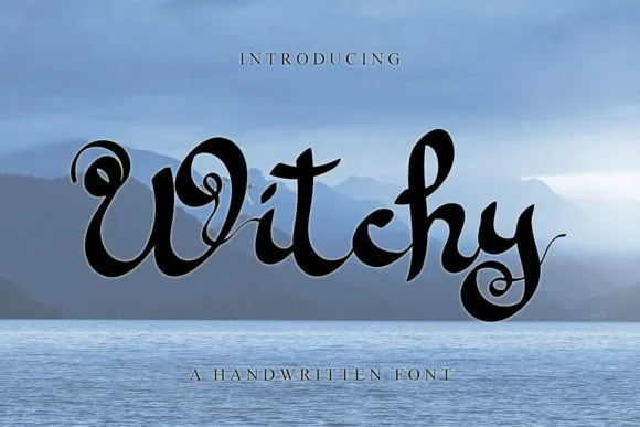 Witchy Font Witchy Font Poster 1
