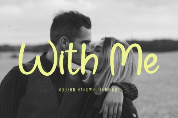 With Me Font Poster 1