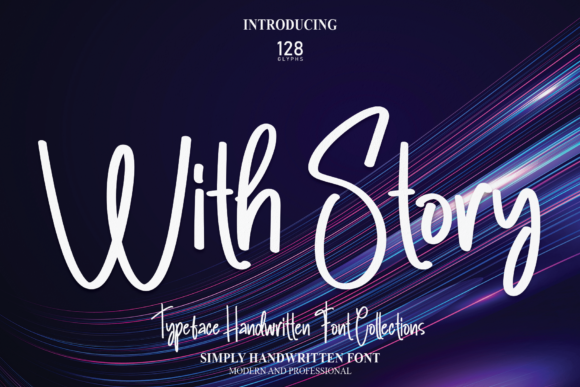 With Story Font Poster 1