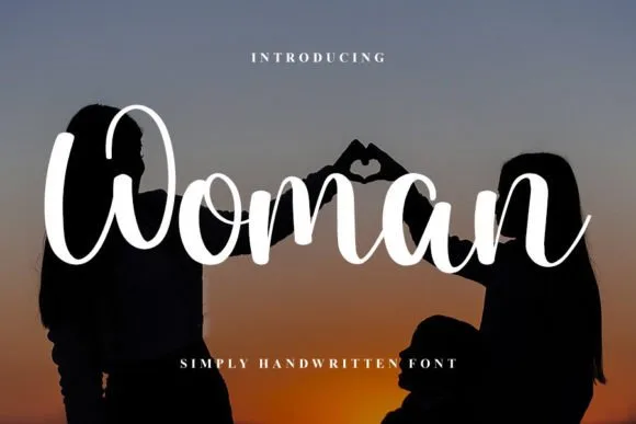 Woman Font Woman Font Poster 1