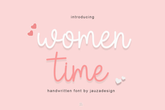 Women Time Font Poster 1