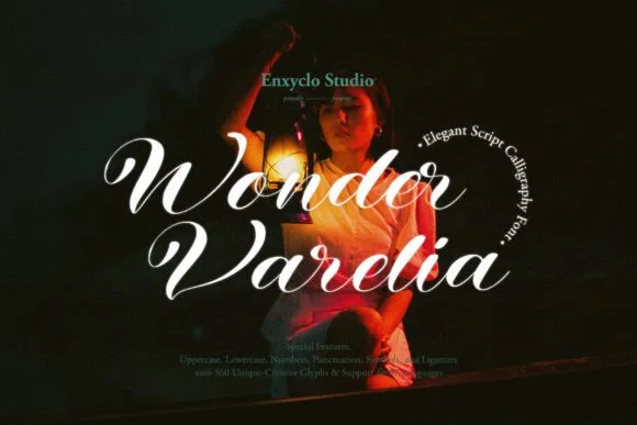 Wonder Varelia Font Wonder Varelia Font Poster 1