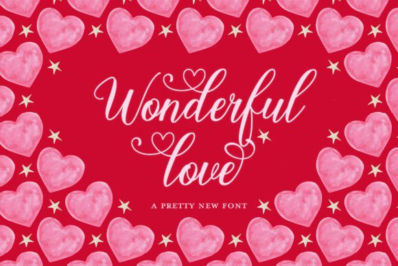 Wonderful Love Font Poster 1