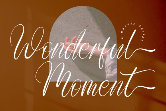 Wonderful Moment Font Poster 1