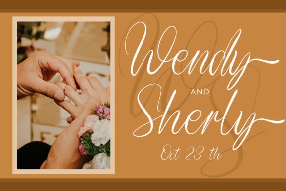 Wonderful Moment Font Poster 3