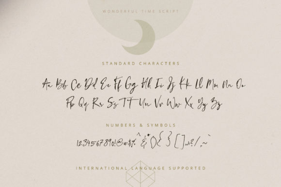 Wonderful Time Font Poster 11