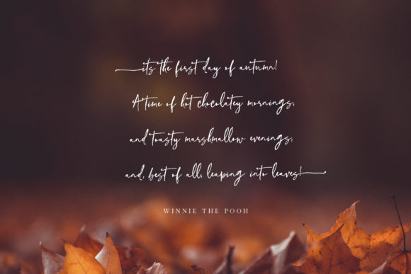 Wonderful Time Font Poster 6