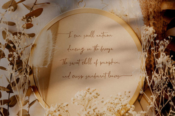 Wonderful Time Font Poster 7