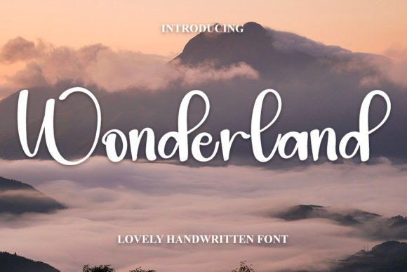 Wonderland Font Poster 1