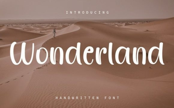 Wonderland Font Poster 1