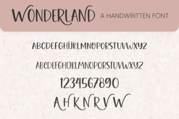 Wonderland Font Poster 6
