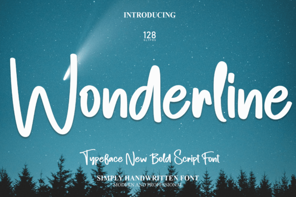 Wonderline Font Poster 1