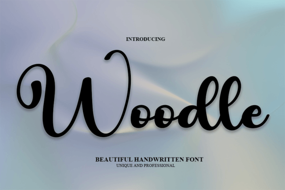 Woodle Font Poster 1