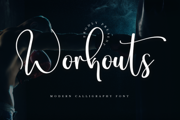 Workouts Font Poster 1