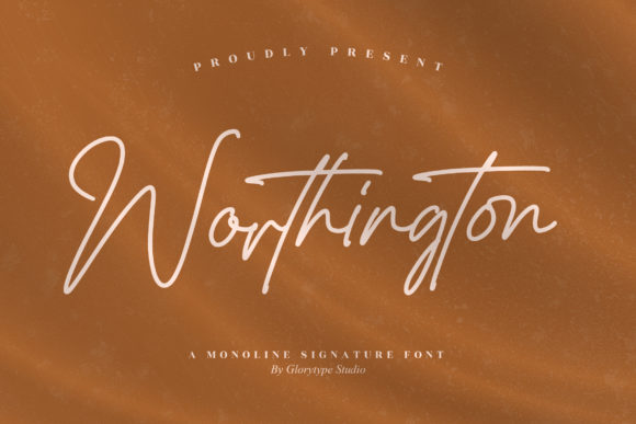 Worthington Font Poster 1