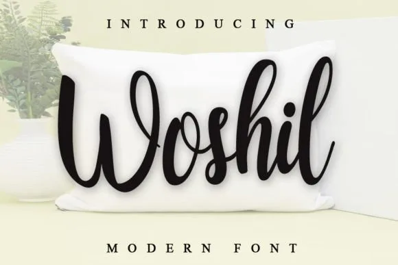 Woshil Font Woshil Font Poster 1