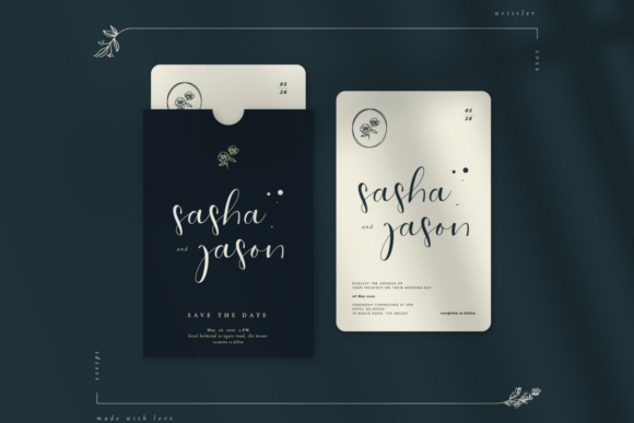 Wristler Font Poster 8