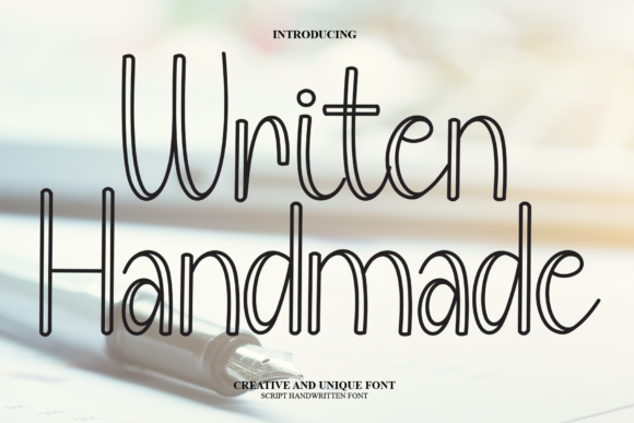 Writen Handmade Font Poster 1