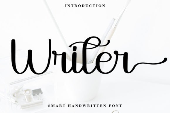 Writer Font Poster 1
