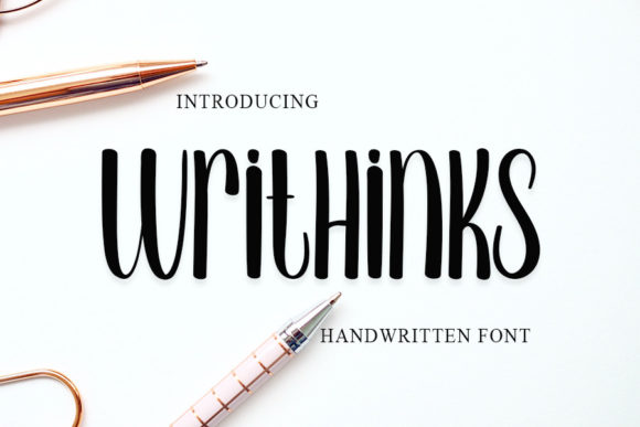 Writhinks Font Poster 1