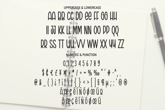 Writing Book Font Poster 6