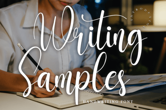 Writing Samples Font