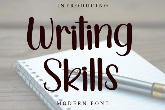 Writing Skills Font