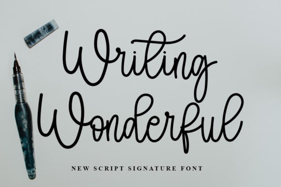 Writing Wonderful Font