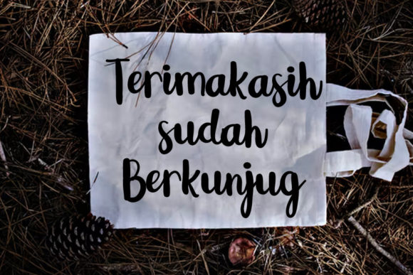 Written Attention Font Poster 6