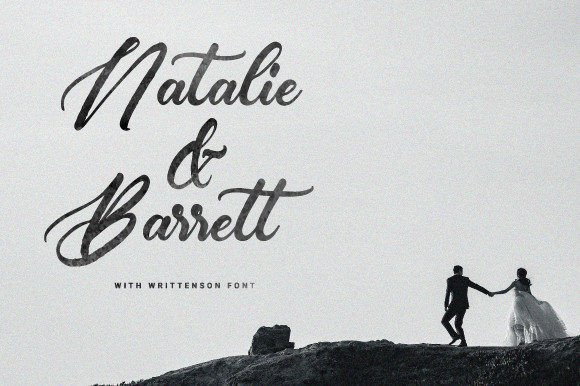 Writtenson Font Poster 2