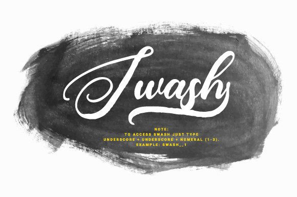 Writtenson Font Poster 7