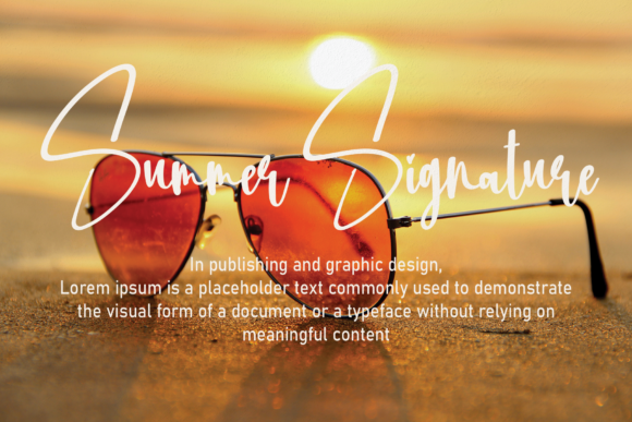 Writting Font Poster 2