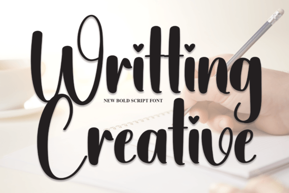 Writting Creative Font Poster 1