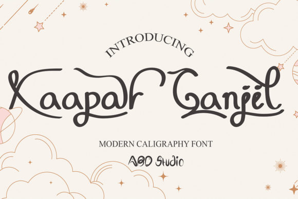 Xaapar Ganjil Font Poster 1