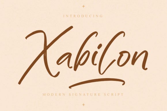 Xabilon Font Poster 1