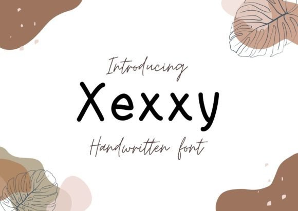 Xexxy Font Poster 1