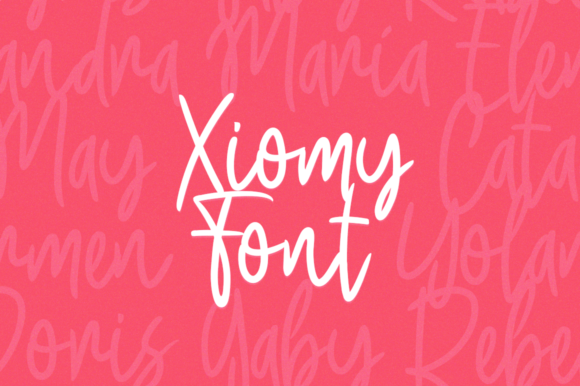 Xiomy Font Poster 1