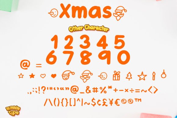 Xmas Font Poster 8