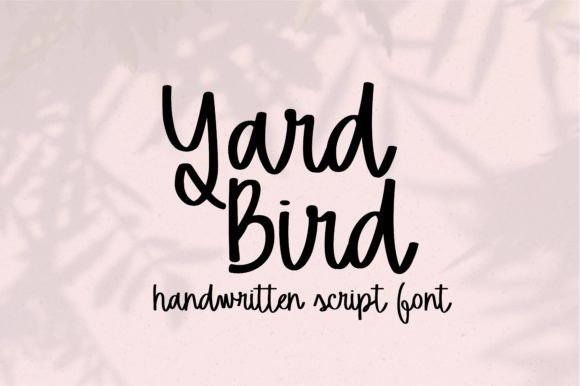 Yard Bird Font Poster 1