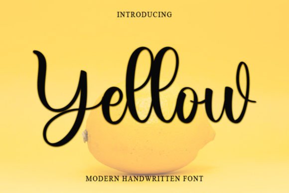 Yellow Font