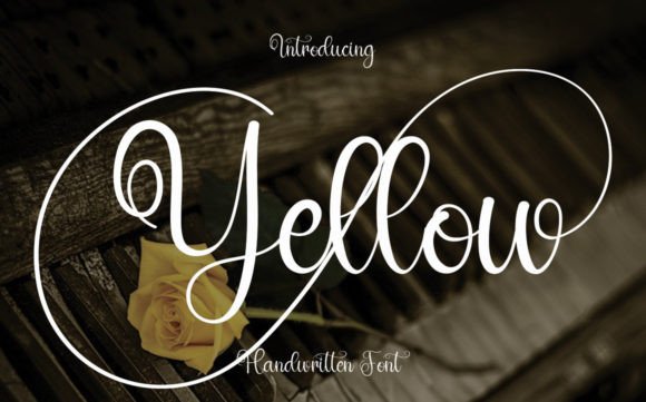 Yellow Font Poster 1