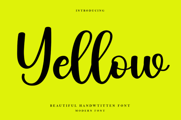 Yellow Font