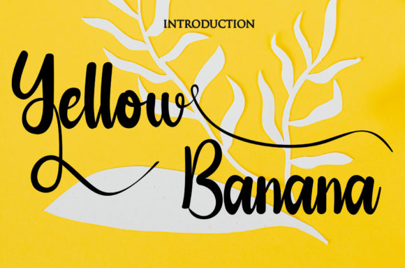 Yellow Banana Font