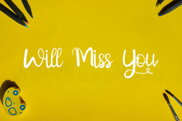 Yellow Bridge Font Poster 2