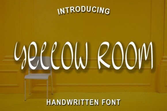 Yellow Room Font Poster 1