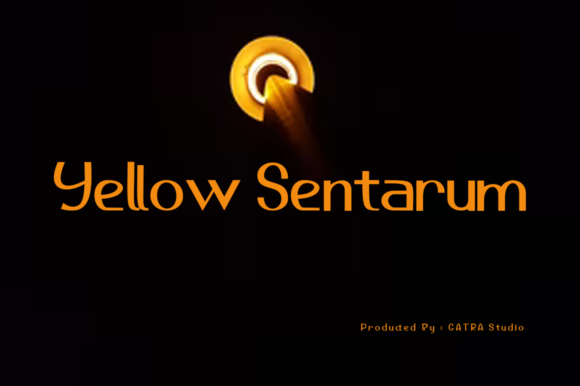 Yellow Sentarum Font