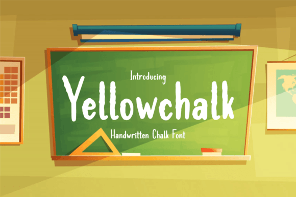 Yellowchalk Font Poster 1