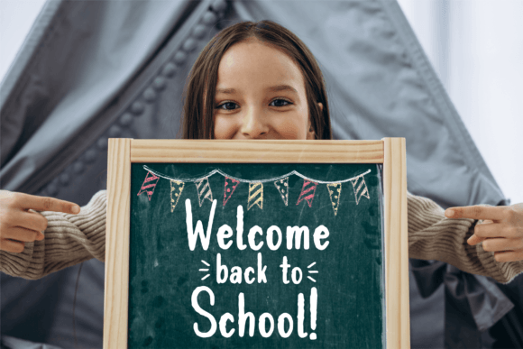 Yellowchalk Font Poster 7